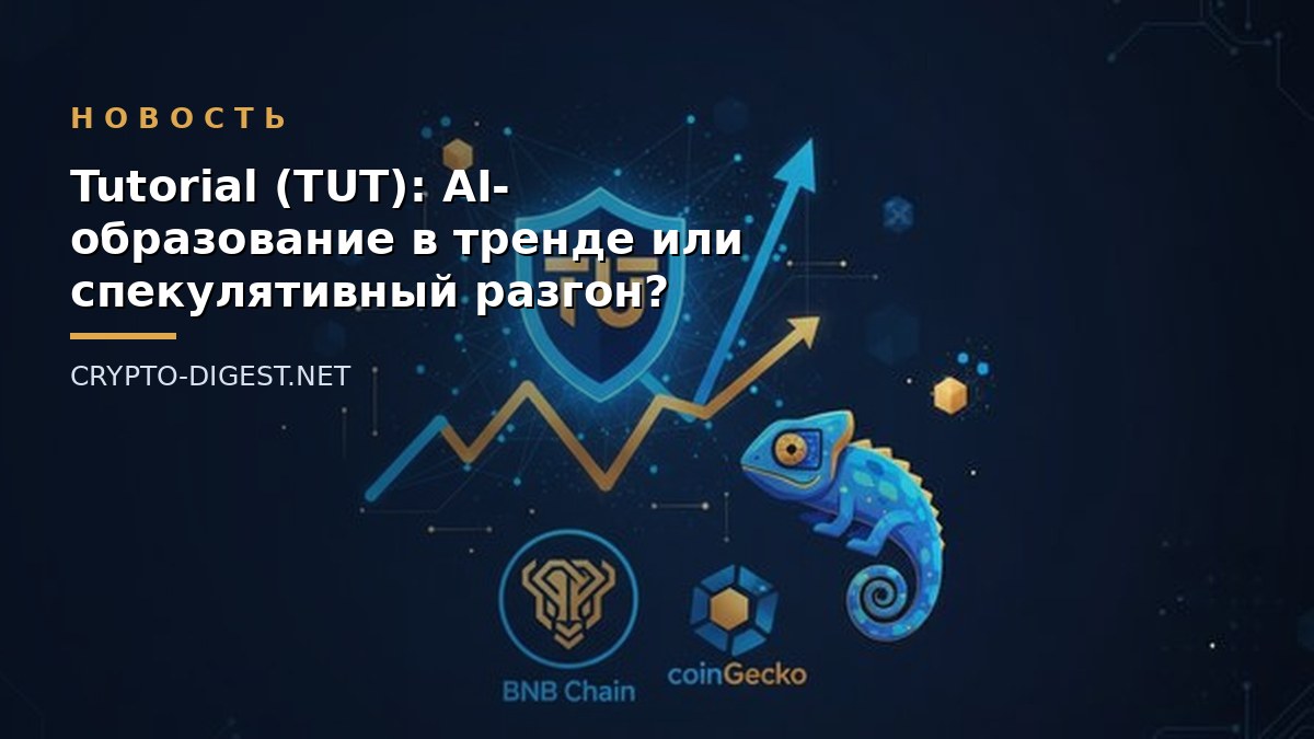 Новость: Tutorial (TUT): AI-образование в тренде или спекулятивный разгон?
