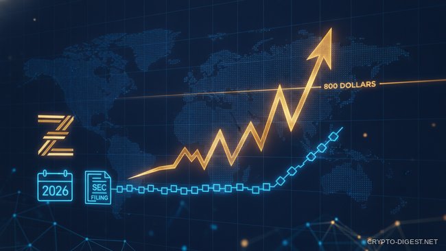 Zcash +48% выше $800: Grayscale идёт за спот-ZEC-ETF