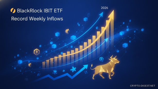 Курс биткоина: $2,6 млрд в ETF за неделю — рекорд 2026 года