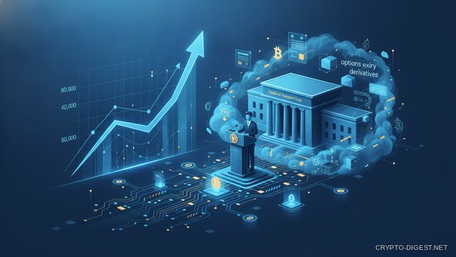 Курс биткоина у $80 000: Джексон-Хол и $6,4 млрд в опционах