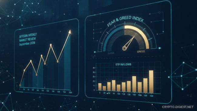 Курс биткоина 7 сентября 2026: +2,8% за неделю, ETF-затишье и решающий CLARITY Act 15 сентября